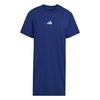 adidas ESSENTIALS 3-STREIFEN T-SHIRT-KLEID Kurzarmkleid Damen - Dark Blue / White