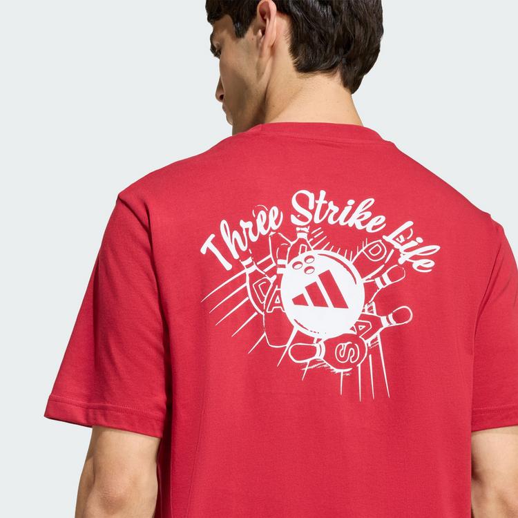 adidas adidas NOVELTY BOWL GRAFIK T-SHIRT T-Shirt Herren - Active Maroon - 0 | SportScheck