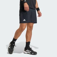 Rückansicht von adidas TENNIS ERGO 5 INCH SHORTS Tennisshorts Herren Black