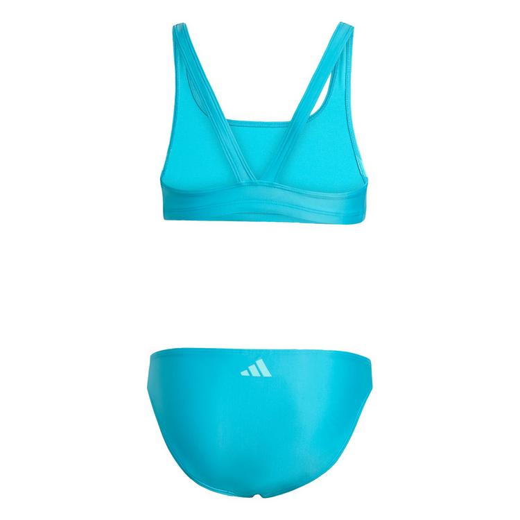 adidas adidas 3-STRIPES V-BACK BIKINI Bikini Set Kinder - Lucid Cyan / Flash Aqua - 0 | SportScheck