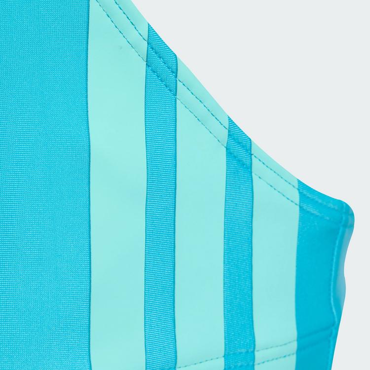 adidas adidas 3-STRIPES V-BACK BIKINI Bikini Set Kinder - Lucid Cyan / Flash Aqua - 3 | SportScheck