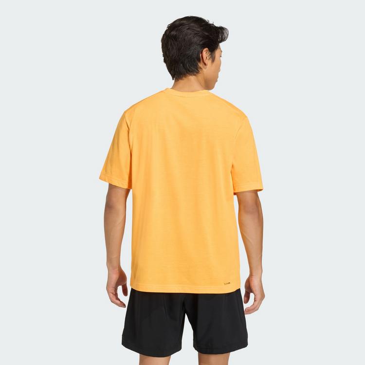 adidas adidas WORKOUT ESSENTIALS FEELREADY T-SHIRT Funktionsshirt Herren - Lucid Tangerine - 1 | SportScheck