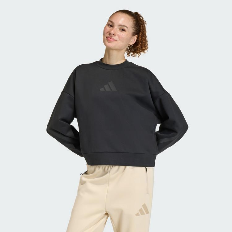 adidas adidas ADIDAS Z.N.E. SWEATSHIRT Sweatshirt Damen - Black - 0 | SportScheck