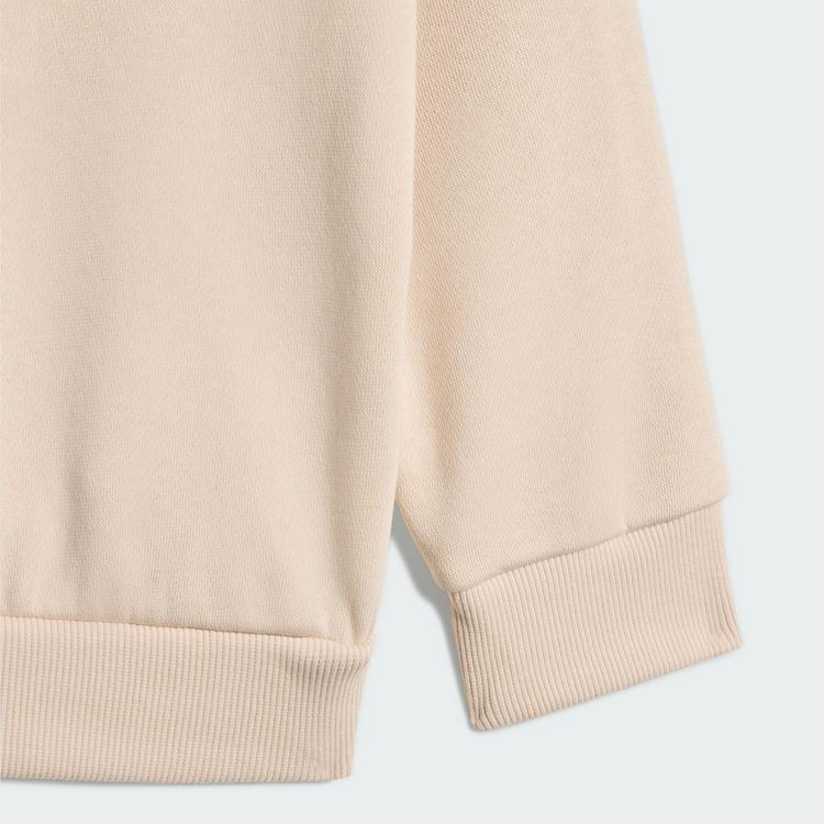 adidas adidas Essentials Kids Jogginganzug Trainingsanzug Kinder - Crystal Linen / White - 1 | SportScheck