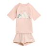adidas TIRO_NSTER T-SHIRT-SET Trainingsanzug Kinder - Blush Pink / White