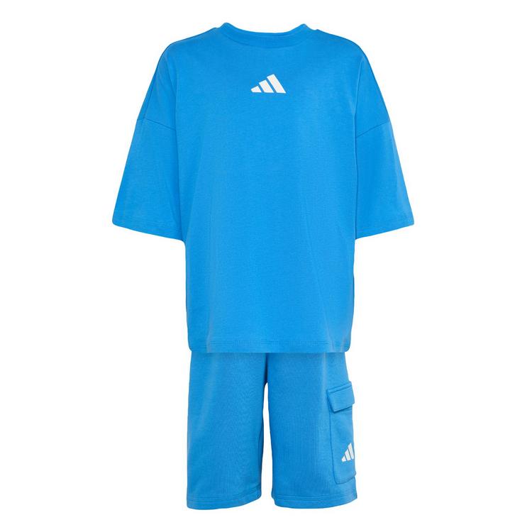 adidas adidas TIRO_NSTER T-SHIRT SET Trainingsanzug Kinder - Wonder Sage / White - 0 | SportScheck