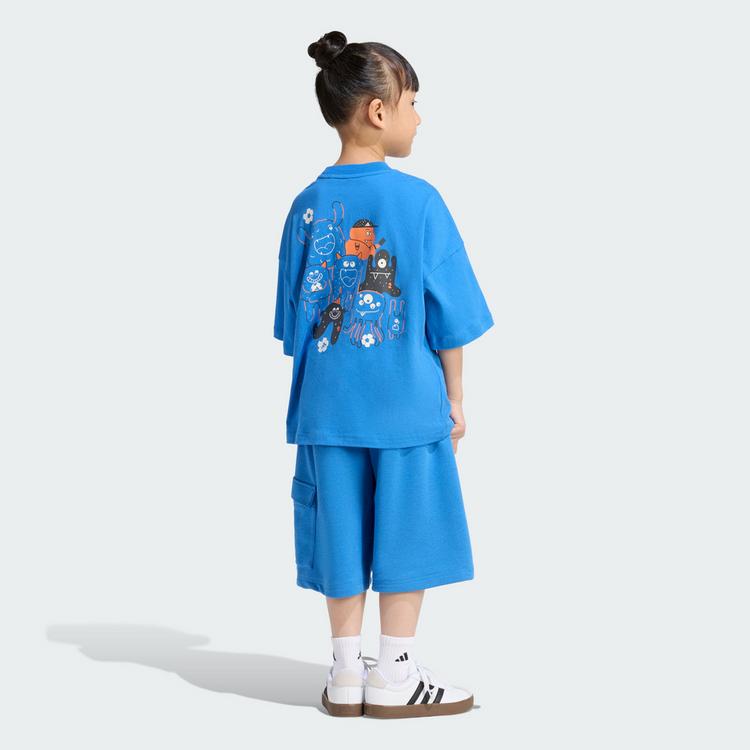 adidas adidas TIRO_NSTER T-SHIRT SET Trainingsanzug Kinder - Wonder Sage / White - 1 | SportScheck