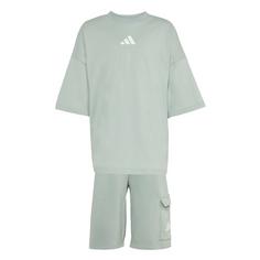 adidas TIRO_NSTER T-SHIRT SET Trainingsanzug Kinder Blush Pink / White