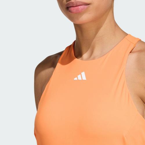 Rückansicht von adidas TENNIS CLIMACOOL Y-TANK Funktionstank Damen Pure Orange