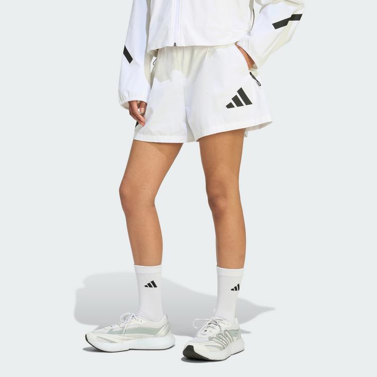 adidas adidas ADIDAS Z.N.E. WOVEN SHORTS Funktionsshorts Damen - White - 0 | SportScheck