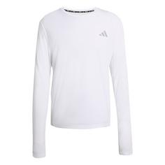 adidas adi365 Running Essentials Langarm-Top Funktionsshirt Herren White