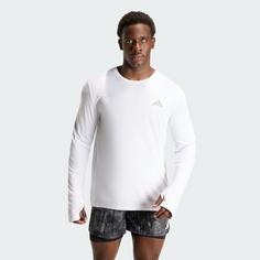 Rückansicht von adidas adi365 Running Essentials Langarm-Top Funktionsshirt Herren White