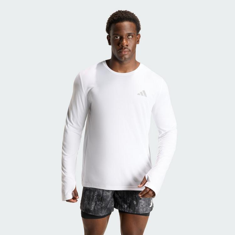 adidas adidas adi365 Running Essentials Langarm-Top Funktionsshirt Herren - White - 0 | SportScheck