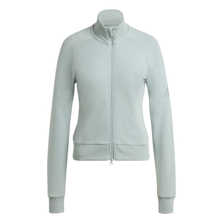 adidas adidas Soft Lux Trainingsjacke, schmal... Trainingsanzug Damen - Wonder Sage - 0 | SportScheck