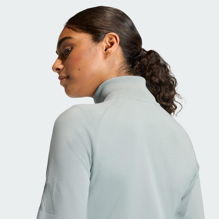 adidas adidas Soft Lux Trainingsjacke, schmal... Trainingsanzug Damen - Wonder Sage - 1 | SportScheck