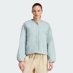 Rückansicht von adidas ALL SZN LINER JACKE Jacke Damen Wonder Sage