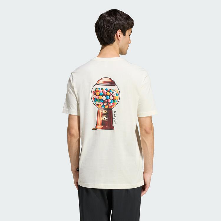 adidas adidas SNACK BUBBLE GUM GRAFIK T-SHIRT T-Shirt Herren - Off White - 1 | SportScheck
