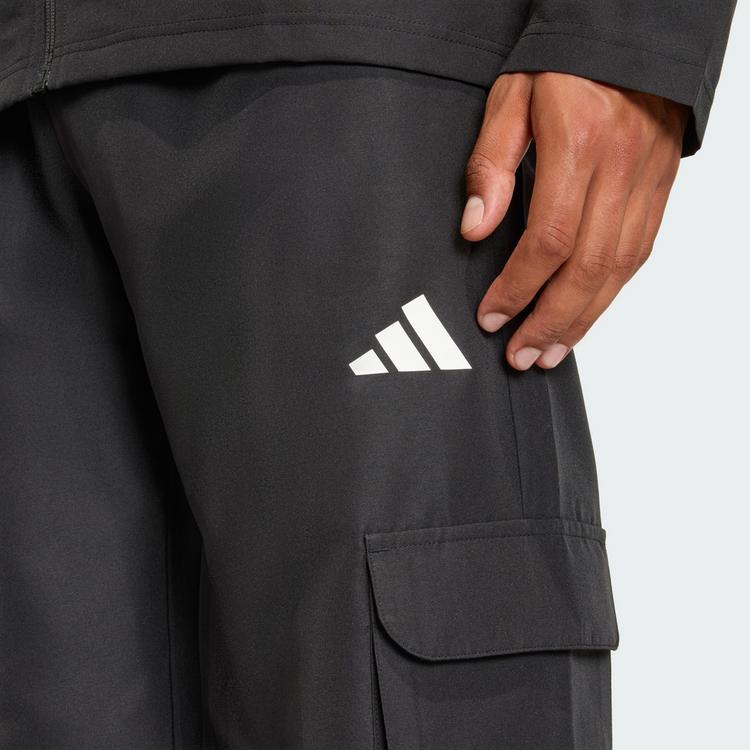adidas adidas Sportswear Cargo-Trainingsanzug, gewebt Trainingsanzug Herren - Black - 1 | SportScheck