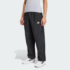 Rückansicht von adidas POWER ESSENTIALS WORKOUT HOSE Trainingshose Herren Black