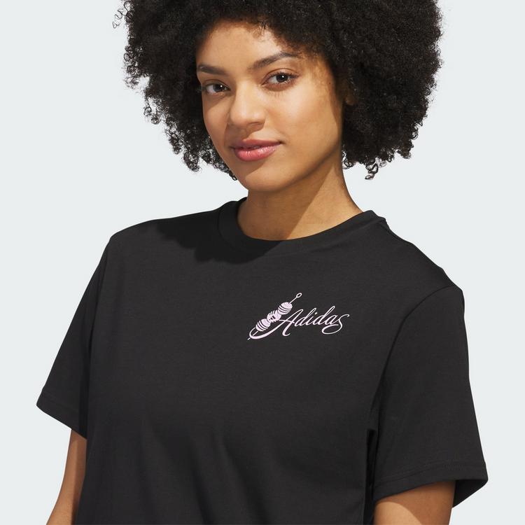 adidas adidas MIND BODY & SPIRIT(S) GRAPHIC T-SHIRT T-Shirt Damen - Black - 0 | SportScheck