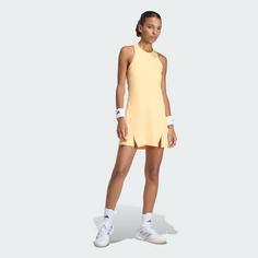 Rückansicht von adidas CLUB TENNIS CLIMACOOL KLEID Tenniskleid Damen Ice Tangerine