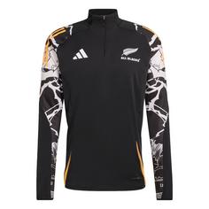 adidas ALL BLACKS MARVEL TRAININGSOBERTEIL Trainingsanzug Herren Black
