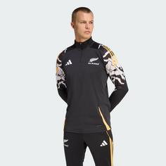 Rückansicht von adidas ALL BLACKS MARVEL TRAININGSOBERTEIL Trainingsanzug Herren Black