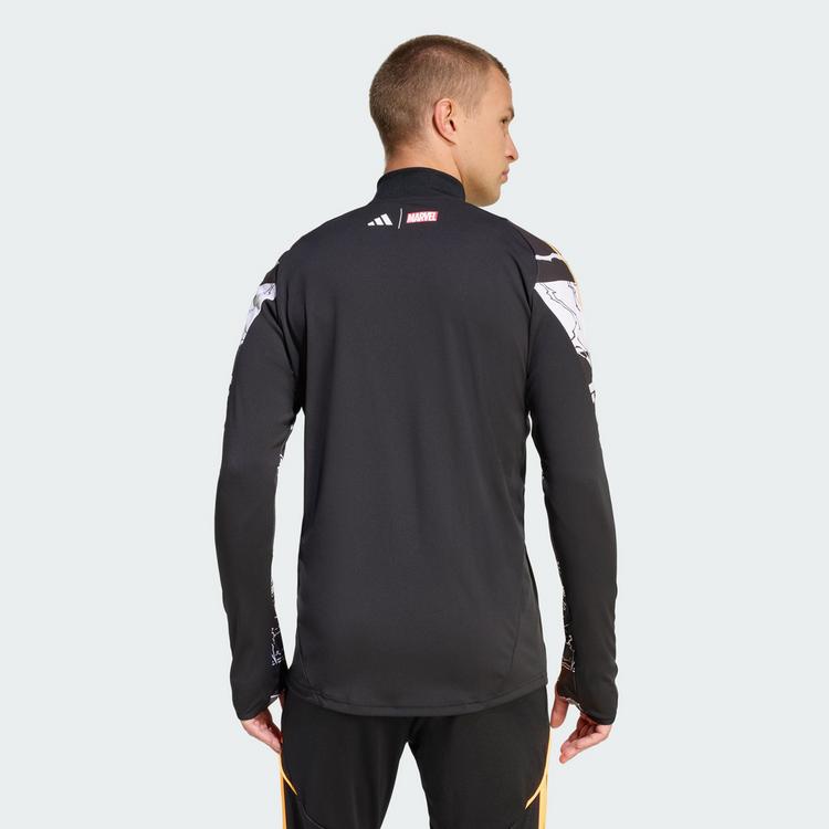 adidas adidas ALL BLACKS MARVEL TRAININGSOBERTEIL Trainingsanzug Herren - Black - 1 | SportScheck