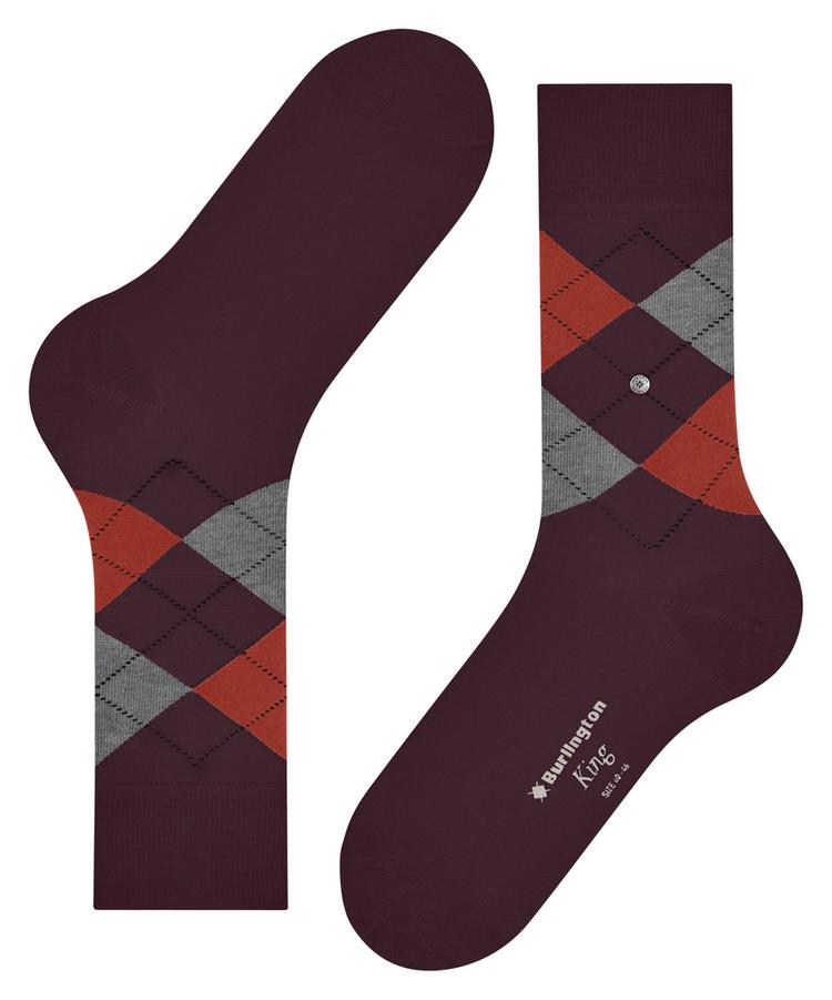 Burlington Burlington King Socken Herren - rose (8377) - 2 | SportScheck