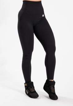 Rückansicht von Gorilla Wear Olivia Seamless Leggings Damen Blue
