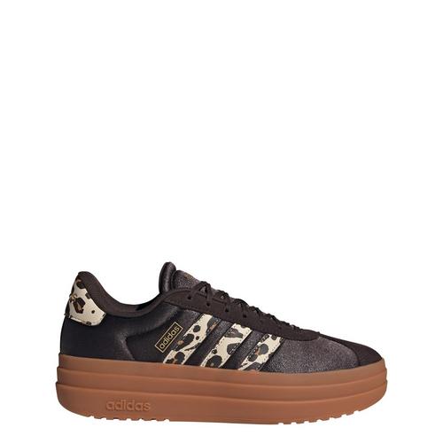 Rückansicht von adidas VL COURT BOLD SCHUH Sneaker Damen Aurora Coffee / Crystal Linen / Matte Gold