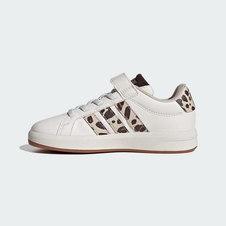 adidas adidas GRAND COURT&nbsp;3.0 KINDERSCHUH Sneaker Kinder - Core White / Crystal Linen / Aurora Coffee - 5 | SportScheck
