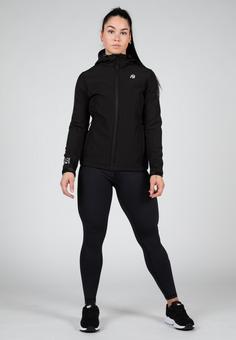 Rückansicht von Gorilla Wear Trainingsjacke Damen Black