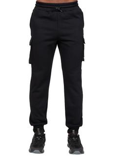 Rückansicht von Gorilla Wear Hudson Trainingshose Herren Black