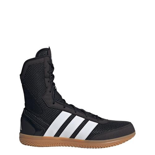 Rückansicht von adidas BOX HOG WIDE SCHUH Fitnessschuhe Core Black / Cloud White / Core Black
