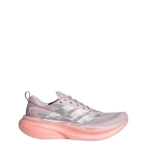 Rückansicht von adidas SUPERNOVA GLIDE W-LAUFSCHUHE Laufschuhe Damen Ice Purple / Silver Metallic / Halo Silver