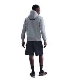 Rückansicht von Nike Club Hoody Sweatshirt Herren graugrau