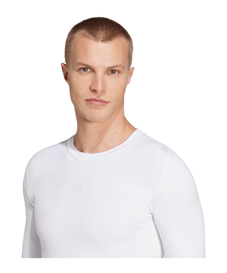 adidas adidas Techfit Longsleeve Underwear Longseeve Funktionsshirt Herren - weiss - 0 | SportScheck