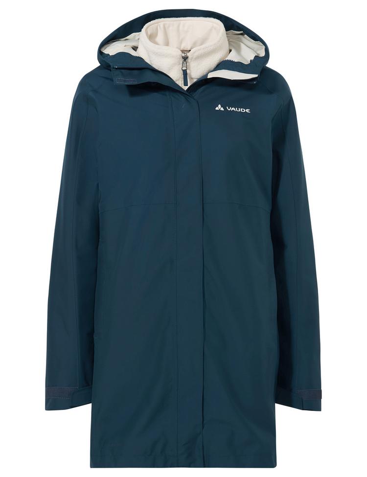 VAUDE VAUDE SE Women's Hitra 3in1 Parka Outdoorjacke Damen - dark sea - 0 | SportScheck