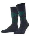 Burlington Edinburgh Melange Socken Herren - cobalt (6273)