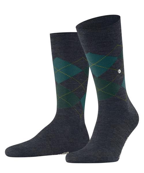 Burlington Edinburgh Melange Socken Herren