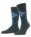 Burlington Edinburgh Melange Socken Herren - fire tree (7400)