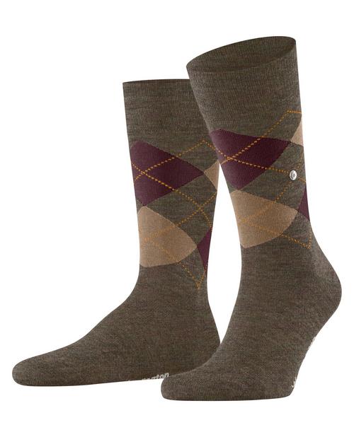 Burlington Edinburgh Melange Socken Herren