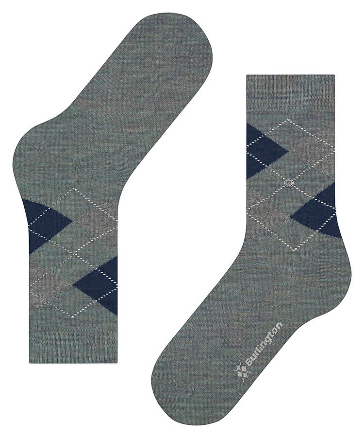 Burlington Burlington Marylebone Melange SO Socken Damen - pigeon blu (6330) - 2 | SportScheck