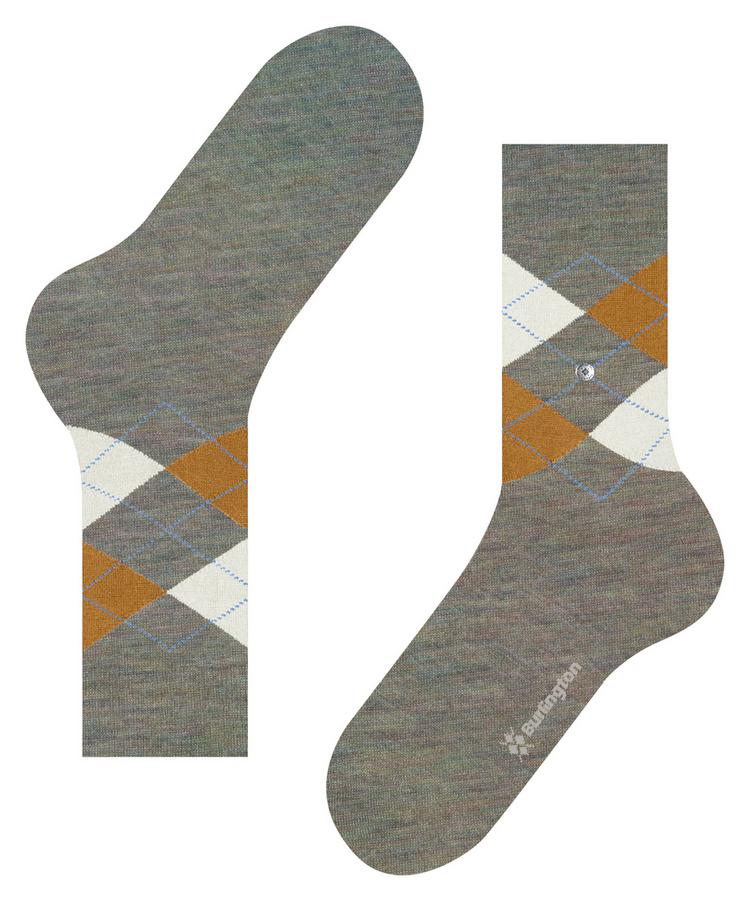 Burlington Burlington Edinburgh Melange Socken Herren - seaweed (7760) - 2 | SportScheck