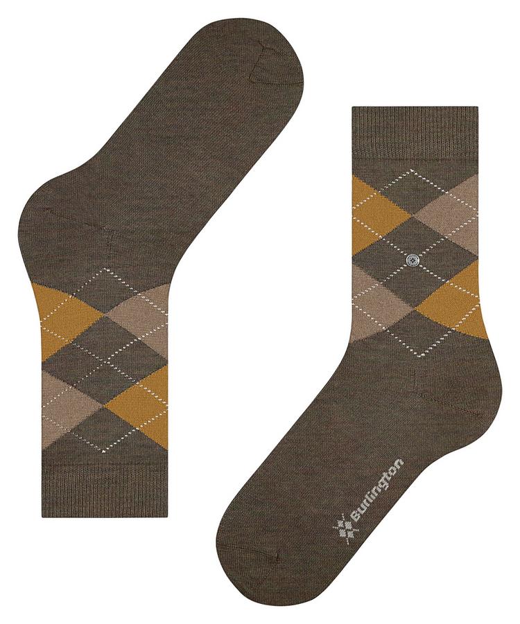 Burlington Burlington Marylebone Melange SO Socken Damen - amber gree (7590) - 2 | SportScheck