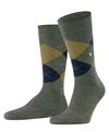 Burlington Edinburgh Melange Socken Herren - turquoise (7922)