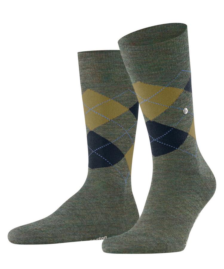 Burlington Burlington Edinburgh Melange Socken Herren - turquoise (7922) - 0 | SportScheck
