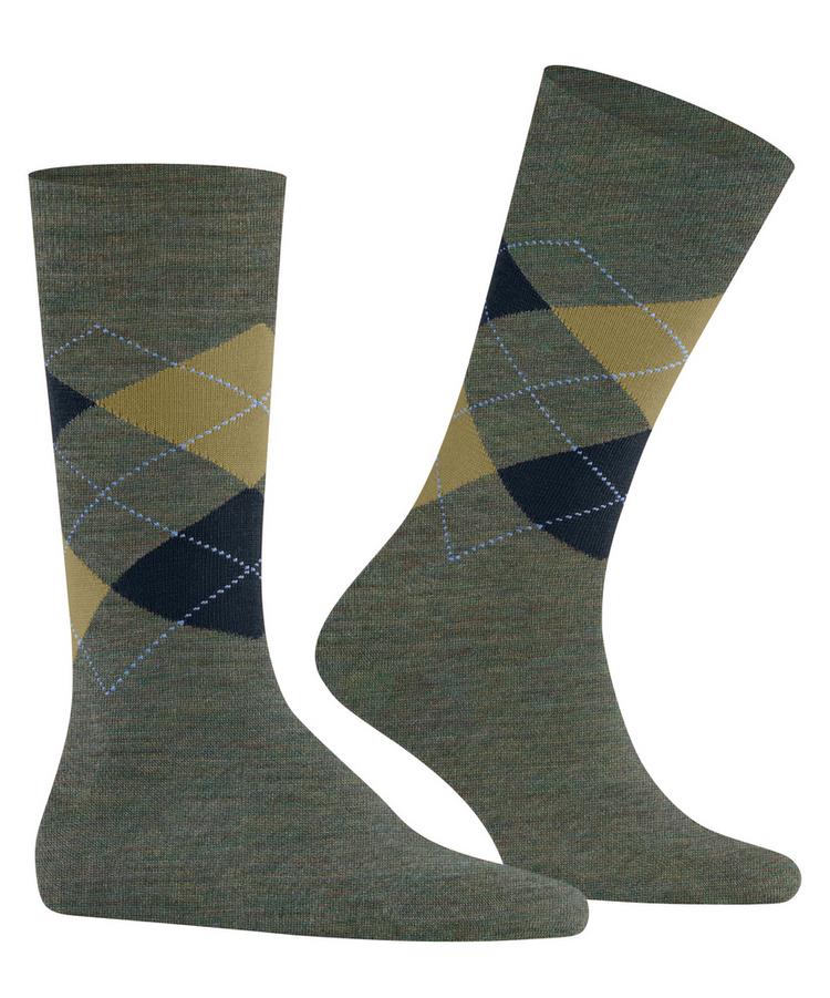 Burlington Burlington Edinburgh Melange Socken Herren - turquoise (7922) - 0 | SportScheck