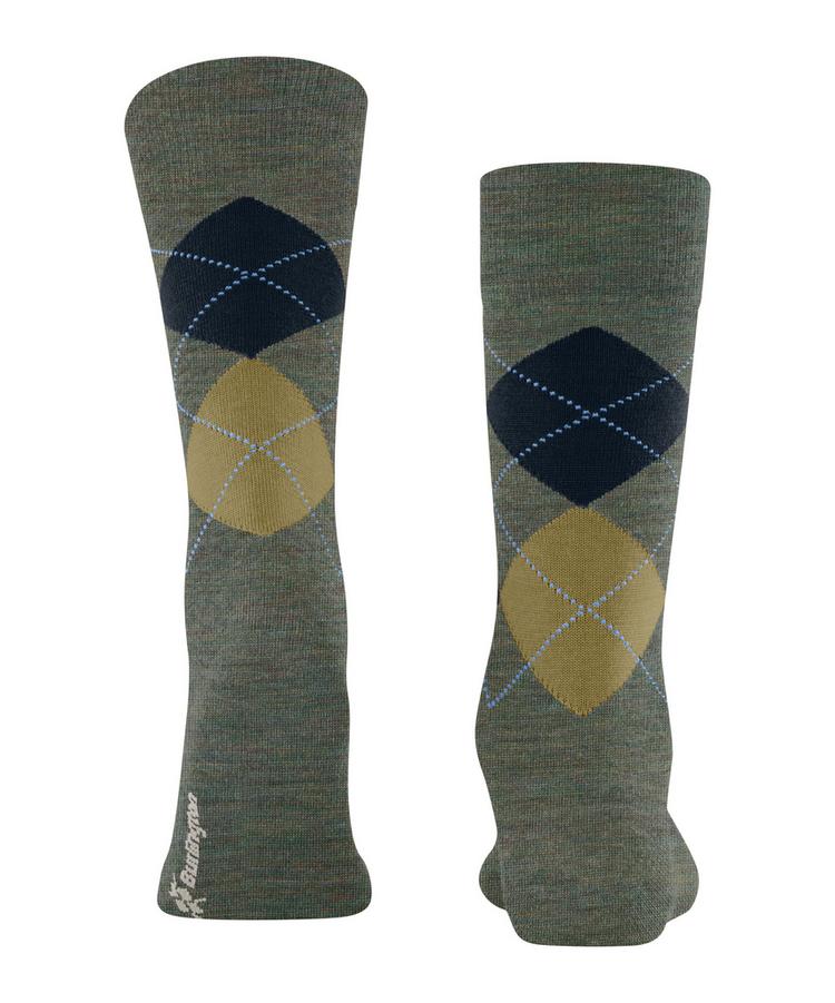 Burlington Burlington Edinburgh Melange Socken Herren - turquoise (7922) - 0 | SportScheck